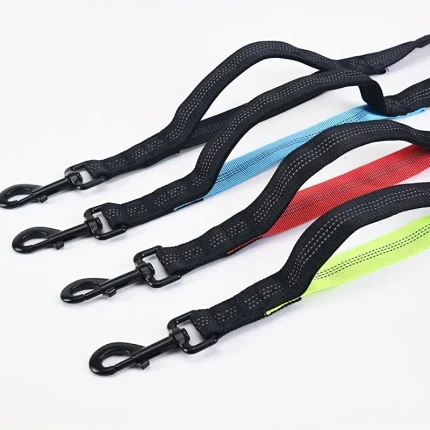 Reflective Hands-Free Dog Walking Set: Collar and Leash Combo