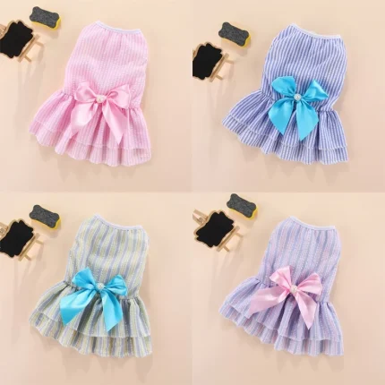 Butterfly Belle: Pet Princess Dress for Summer