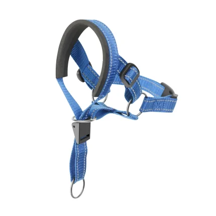 Quiet Paws Muzzle Set: Breathable Nylon Training Tool with Reflective Strips for Summer Walks
