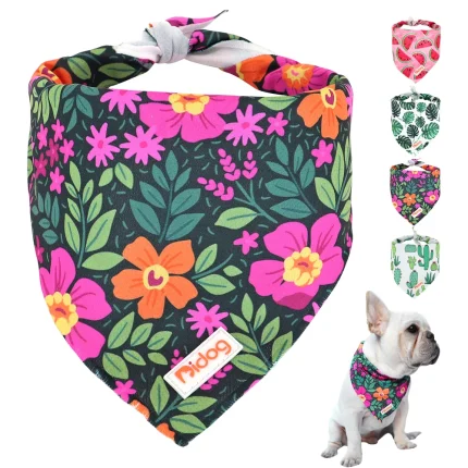 Paw Print Bandanas, Stylish Scarves for Your Furry Friends