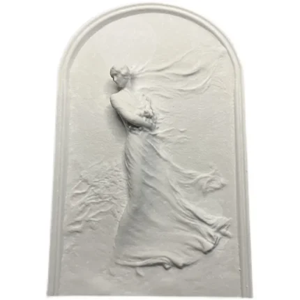 Retro Roman Aromatherapy: Embossed Plaster Tabletop Ornaments, Perfect for Special Occasions