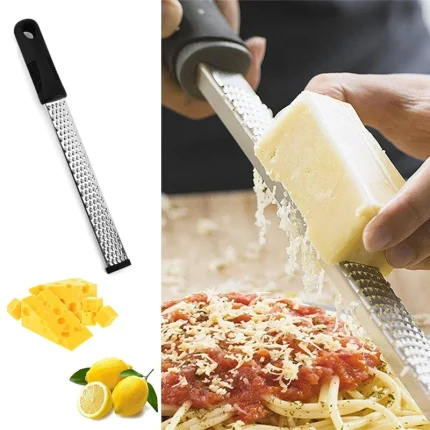Stainless Steel Cheese Grater and Vegetable Slicer