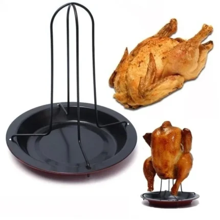 Non-Stick Chicken Roaster Rack for BBQ Grilling