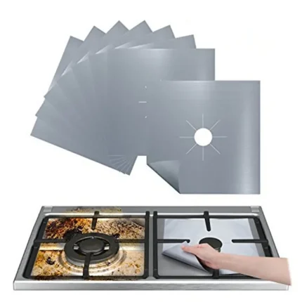 Reusable Gas Stove Protectors and Liner Pads Set