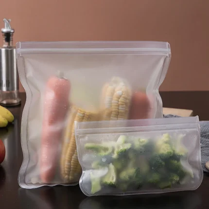 Reusable Silicone Food Storage Bags for Fresh-Keeping