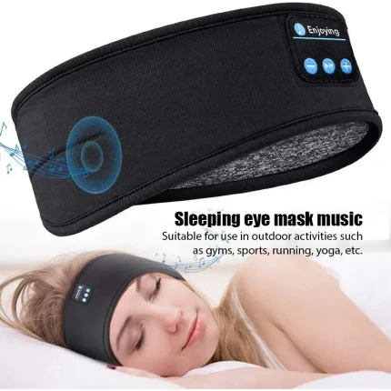 Bluetooth Earphones Sports Headband with Music and Eye Mask