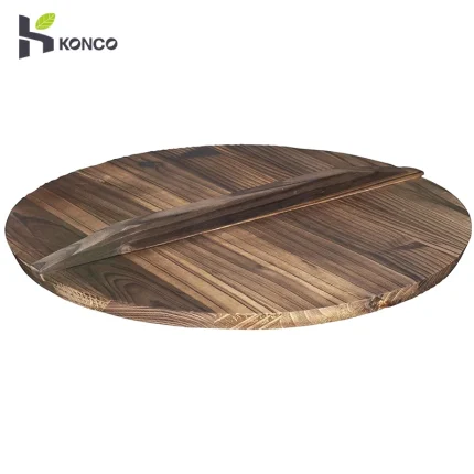 Wooden Wok Lid for Round Pot and Pan