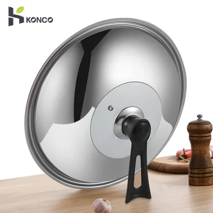 Stainless Steel Pan Lid for Frying and Cooking