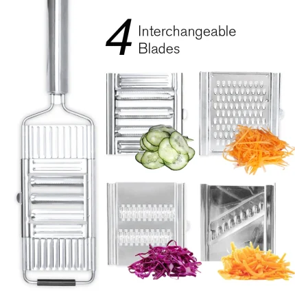 Adjustable Vegetable Slicer and Fruit Cutter for Kitchen