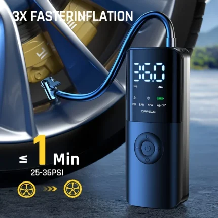 Portable Wireless Car Air Pump with Digital Display