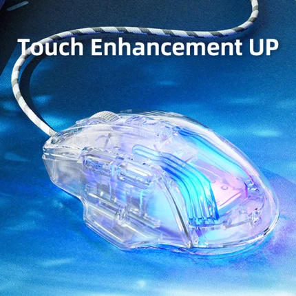 Ergonomic Wired Gaming Mouse with RGB Backlight