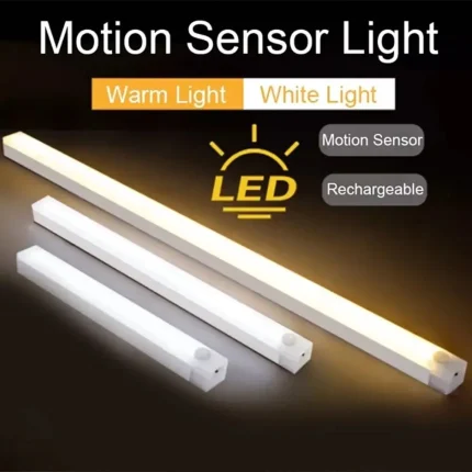Rechargeable LED Bar Light with Motion Sensor for Cabinets