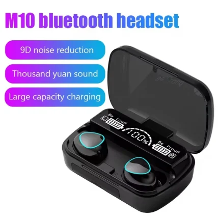 Bluetooth Earphones with LED Display and HiFi Stereo