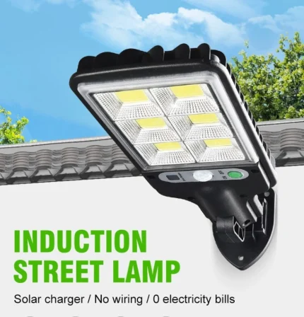 Solar LED Wall Lamp with Human Body Sensor Outdoor