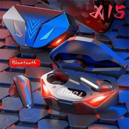 TWS Wireless Bluetooth Headset with LED Display and Mic