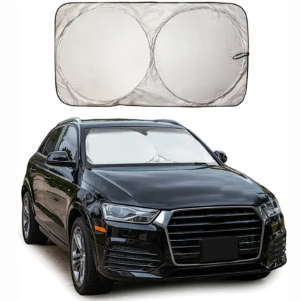 Foldable Car Sun Shade Blocks 99% UV Rays