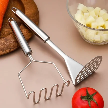Stainless Steel Potato Masher and Food Crusher Tool