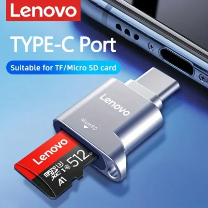 USB-C to SD Card Reader with Type-C Adapter