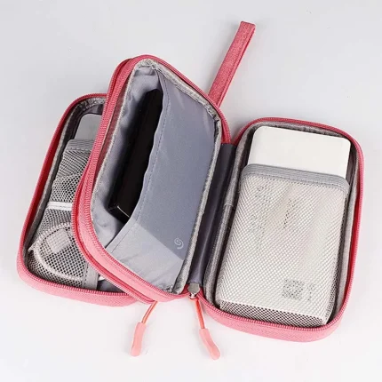 Universal Travel Organizer Pouch for Electronics and Cables