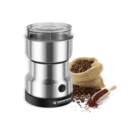 Portable Electric Coffee Grinder for Beans and Nuts