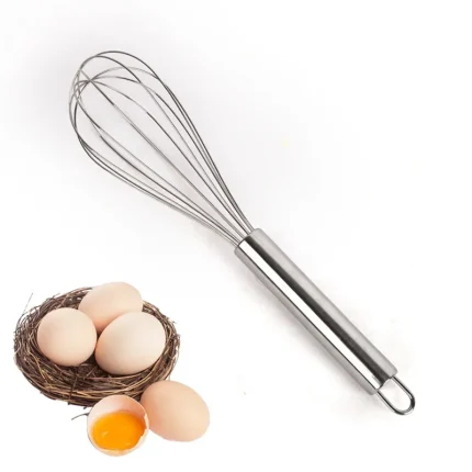 Stainless Steel Balloon Whisk for Egg and Milk Mixing