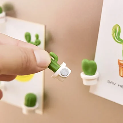 Cute Succulent Plant Magnet Message Board for Kitchen