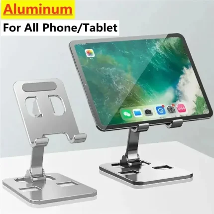 Adjustable Aluminum Tablet Holder for iPad and Phones