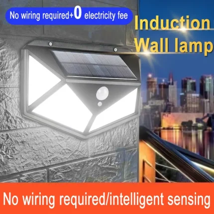 Multifunctional Solar LED Garden Lamp with Motion Sensor