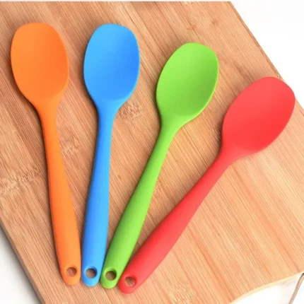 Flexible Silicone Spoon Scraper for Ice Cream and Baking