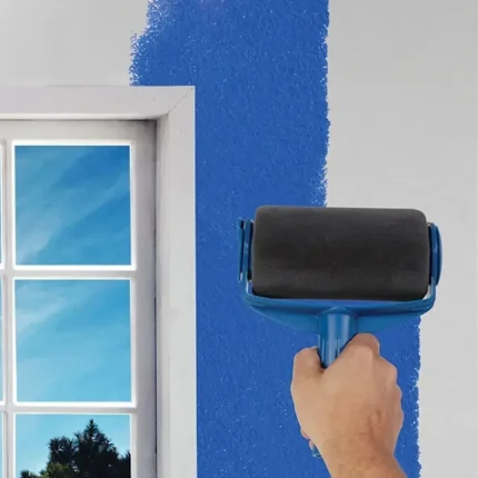 Self-Priming Large Drum Brush for Wall Painting