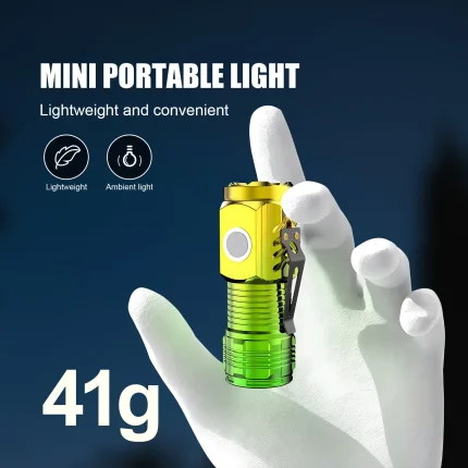 High-Power Rechargeable Mini LED Work Light and Flashlight