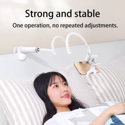 Universal Flexible Gooseneck Phone Stand for Bed and Desk