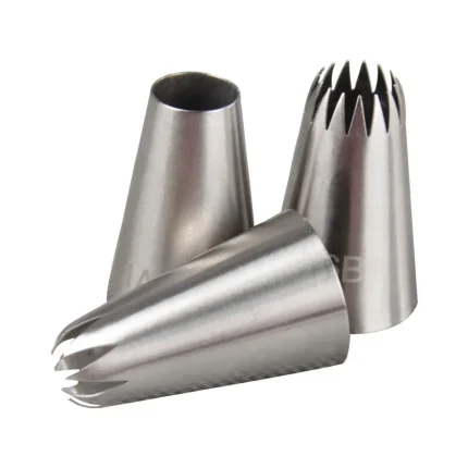 3-Piece Stainless Steel Icing Piping Nozzle Set