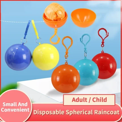 Portable Disposable Rain Ponchos for Adults and Kids