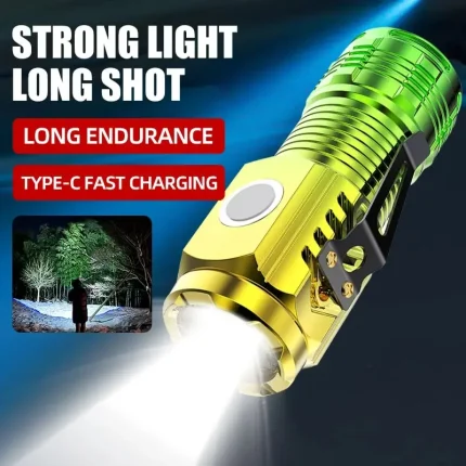 Super Bright Mini LED Flashlight with Magnetic Charging