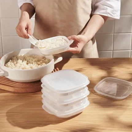 Rice Packaging Box for Freezing and Microwave Heating
