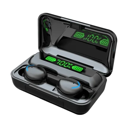 Wireless Bluetooth Earbuds with Digital Display and Charging Case