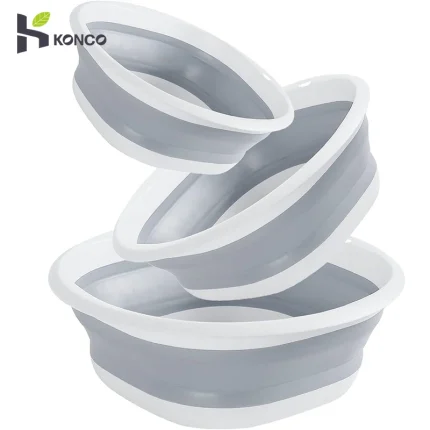 Collapsible Folding Wash Basin for Camping and RV