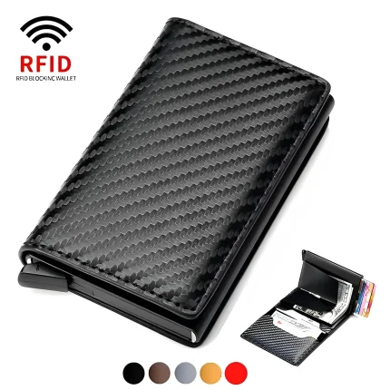 Smart Aluminum Alloy Wallet for Men with Card Holder
