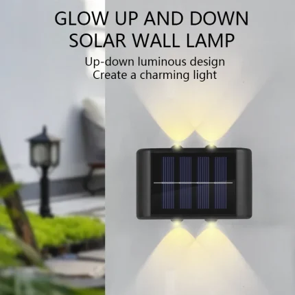 Solar Waterproof Wall Light for Garden and Courtyard
