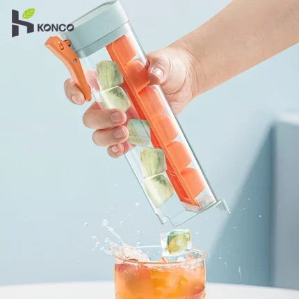 One-Handed Square Ice Ball Maker for Cocktails