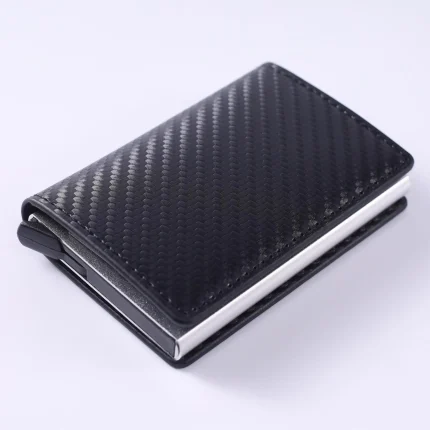 RFID Credit Card Holder Slim Leather Minimalist Wallet