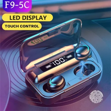 Wireless Bluetooth Earbuds with High Bass and Touch Control