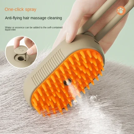 3-in-1 Electric Cat and Dog Grooming Brush
