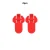 2pcs red