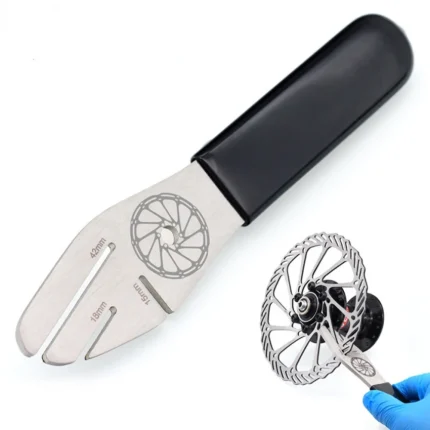 Stainless Steel Disc Brake Rotor Alignment Tool for MTB
