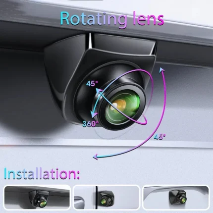 HD Vehicle Backup Camera with Night Vision and Waterproof