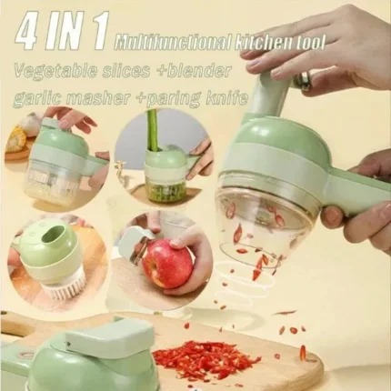 Multifunctional Electric Vegetable Cutter and Garlic Masher