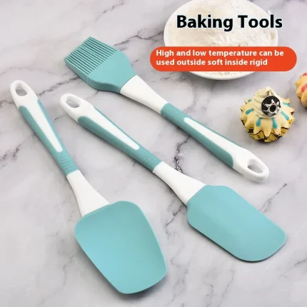 Silicone Baking Set with Spatula Easy Clean Pastry Tools