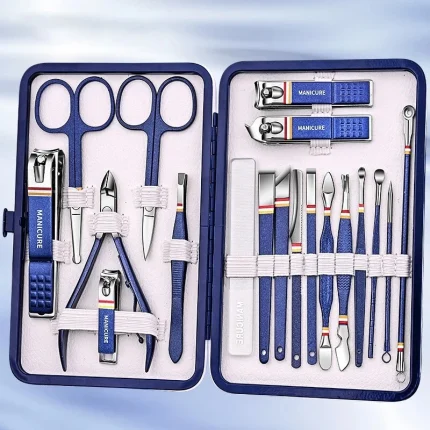 High-Quality Nail Cutter Set with Stainless Steel Clippers and Scissors